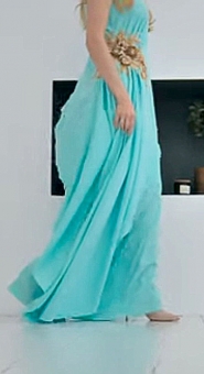 Платье на выпускной бирюзовое