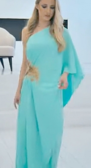 Платье на выпускной бирюзовое